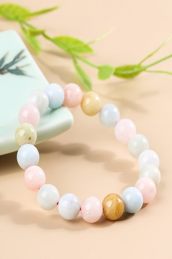 Morganit Doğal Taş Bileklik