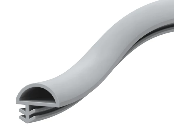 Contacall Ahşap Amerikan Kapı Kasa Fitili / 10 mm Yandan Tırnaklı D Fitil / Krem Renk 100 Metre - Resim 2