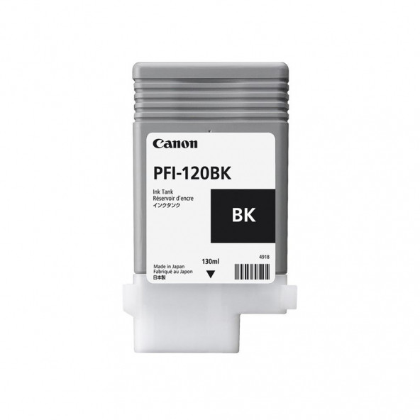 PlotterSarf Canon PFI-120 BK (Photo Black) Fotoğraf Siyahı Plotter Orijinal Mürekkep Kartuş 130 ml. (2885C001) - Resim 2