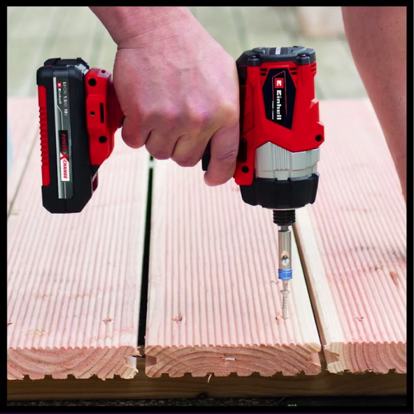 Einhell TE-CI 18/1 Li  Akülü Darbeli Vidalama + 2x2,5Ah Starter Kit + Bez Çanta - Resim 2