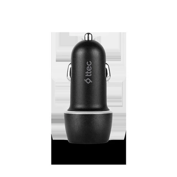 Ttec SmartCharger 2.1A Araç Şarj Aleti ve Trio Kablo Siyah - 2CKS20TS - 3