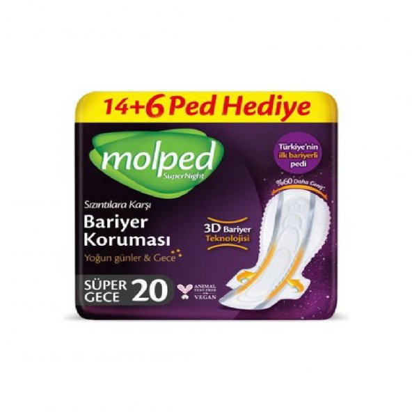 Molped Supernight Dev Eko Super Gece 20Li