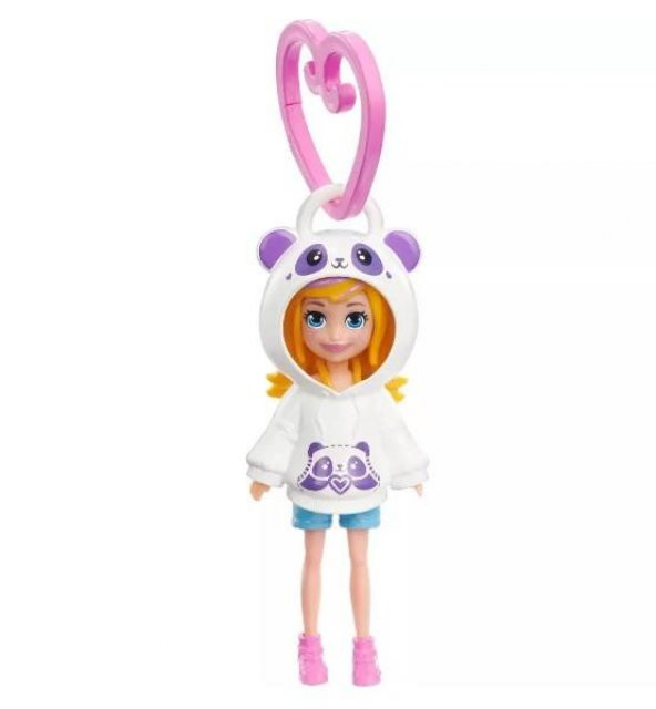 Polly Pocket Kapüşonlu Bebek -Panda HKV98 HKW00 Lisanslı Ürün - 2