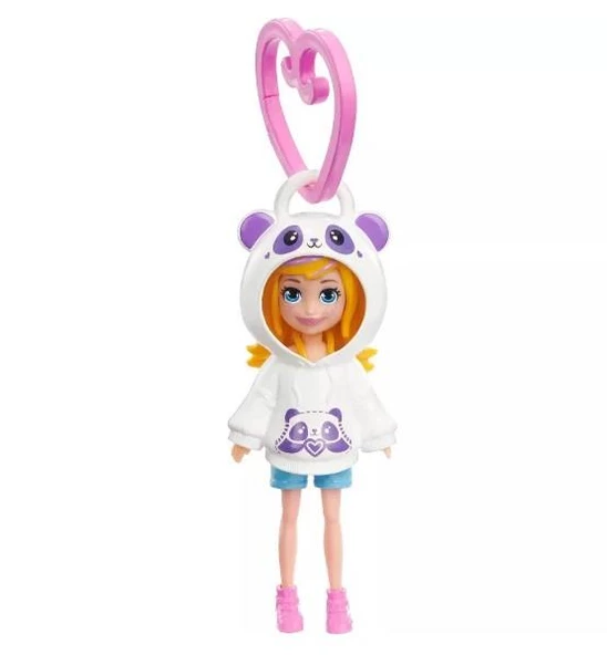 Polly Pocket Kapüşonlu Bebek -Panda HKV98 HKW00 Lisanslı Ürün - Resim 2