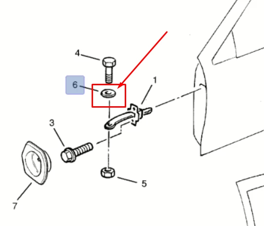 Tap Kapı Gergi Pim Fiberi 160587 160587 - Resim 2