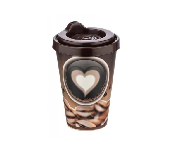 2 Adet Plastik Kahve Bardağı Coffee Cup - 5