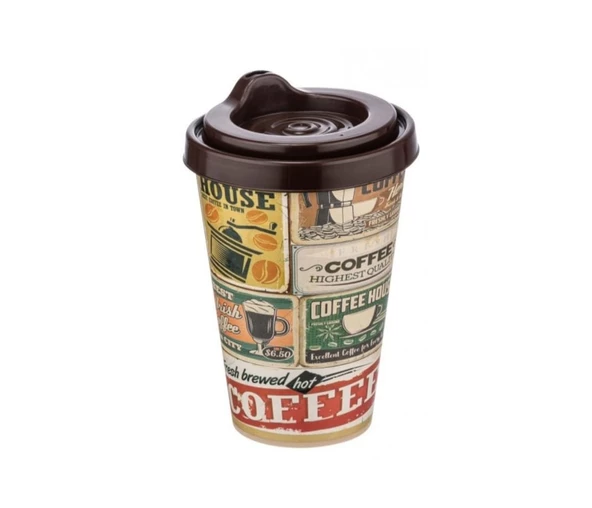 2 Adet Plastik Kahve Bardağı Coffee Cup - 3