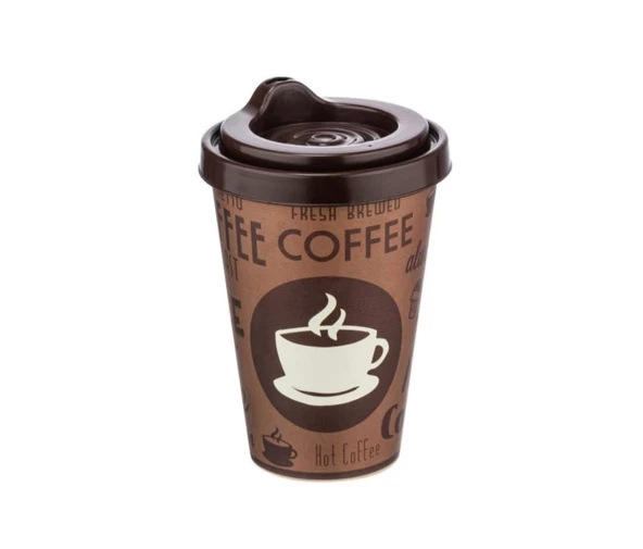 2 Adet Plastik Kahve Bardağı Coffee Cup - 4