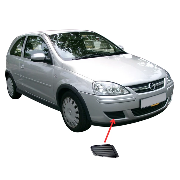 Opel Corsa C Ön Tampon Sis Kapağı Sağ Yolcu - Resim 2