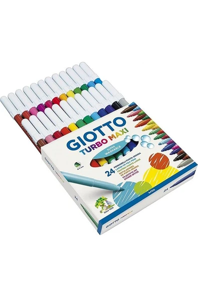 Giotto Turbo Maxi 24'lü Keçeli Boya Kalem Seti / 455000 - Resim 2