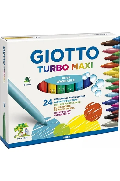 Giotto Turbo Maxi 24'lü Keçeli Boya Kalem Seti / 455000 ürün görseli