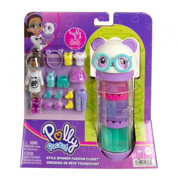 Polly Pocket Stil Döndürücü Moda Dolabı HKW04 HKW05 Lisanslı Ürün - 2