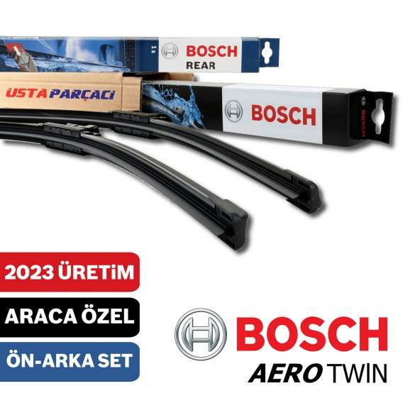 Citroen C1 Ön Arka Silecek 2015-2020 Bosch Aerotwin-Rear