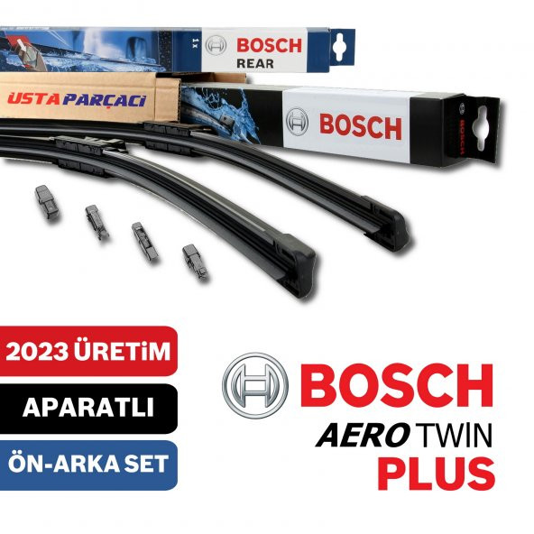 Citroen Xsara Ön Arka Silecek 2005-2010 Bosch Aerotwin Plus-Rear
