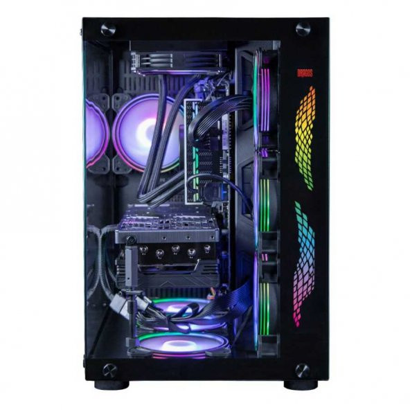 Dragos DRx2935 Ryzen 7 7700X 16GB DDR5 Ram 1TB M.2 NVMe SSD 12GB RTX3060 27 inç Curved Oyun Bilgisayarı - 4