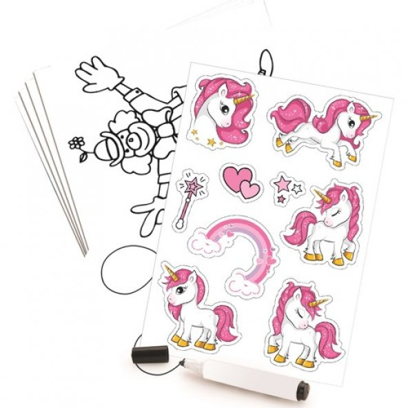 Dolu Unicorn Jumbo Yazı Tahtası 2562 - 3