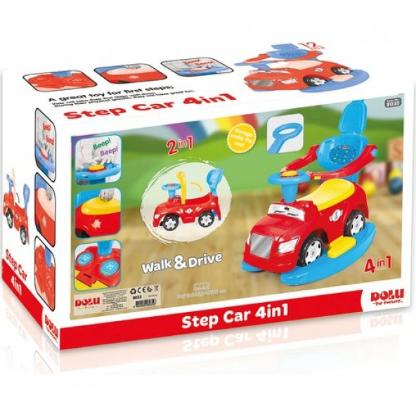 Dolu Oyuncak Step Araba 4 ü 1 Arada 8035 Step Car 4 ın 1 Box - 6