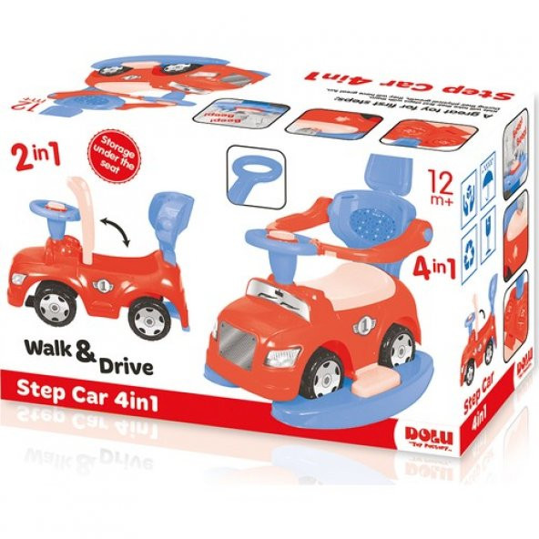 Dolu Oyuncak Step Araba 4 ü 1 Arada 8035 Step Car 4 ın 1 Box - 7