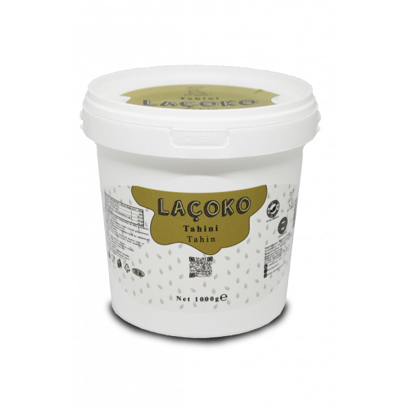 LAÇOKO 1KG  İsme  Kişiye Özel Kova Şekersiz, Katkısız, Vegan, Doğal Tahin (1 KG ) - 2