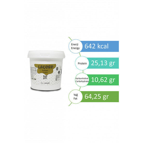 LAÇOKO 1KG  İsme  Kişiye Özel Kova Şekersiz, Katkısız, Vegan, Doğal Tahin (1 KG ) - 4