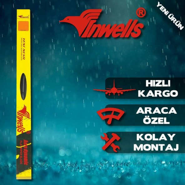 Opel İnsignia İnwells Muz Silecek Takımı 2017-2019 ürün görseli