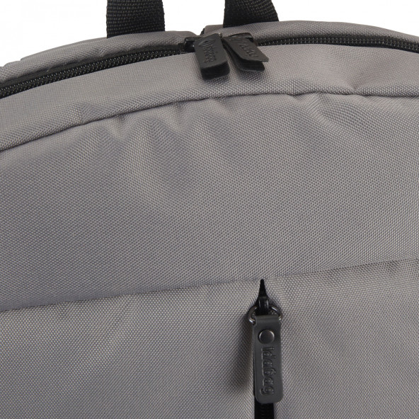 İdabag Bacpack Comfort 15.6" Su Geçirmez Laptop Notebook Bilgisayar Sırt Çantası Gri - 6