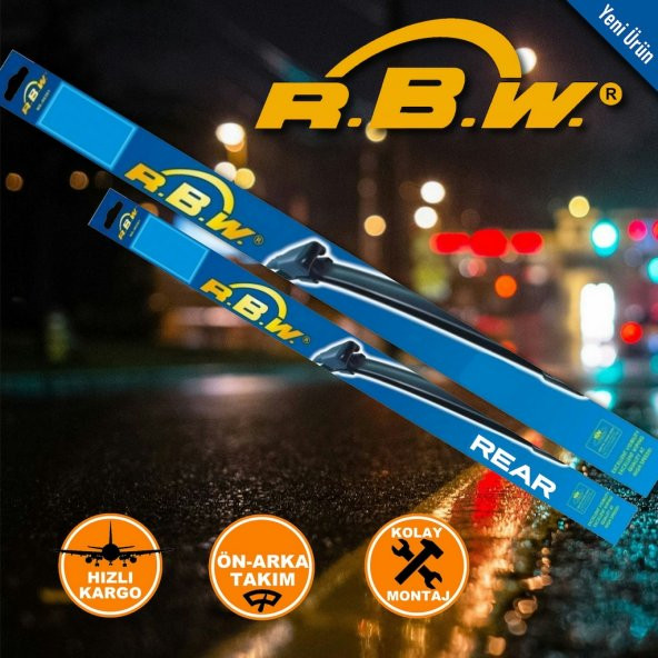 Renault Twingo 2 Ön Arka RBW Muz Silecek Takımı 2007-2015 ürün görseli 1