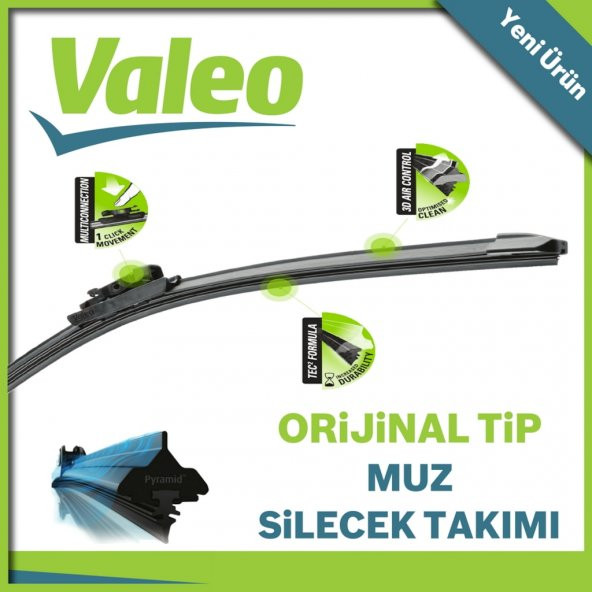 Mercedes Viano 2011-2014 Valeo First Muz Tipi Silecek Takımı