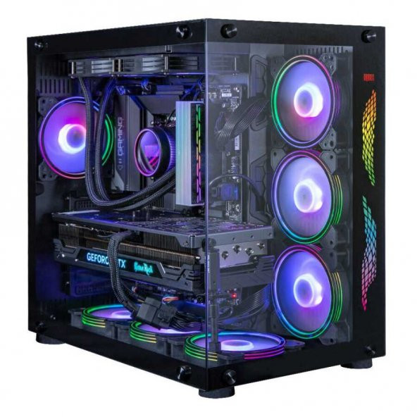 Dragos DRx3090 i9 13900K 32GB DDR5 Ram 1TB M.2 NVMe SSD 12GB RTX4070Ti 27 inç Curved Oyuncu Bilgisayarı - 2