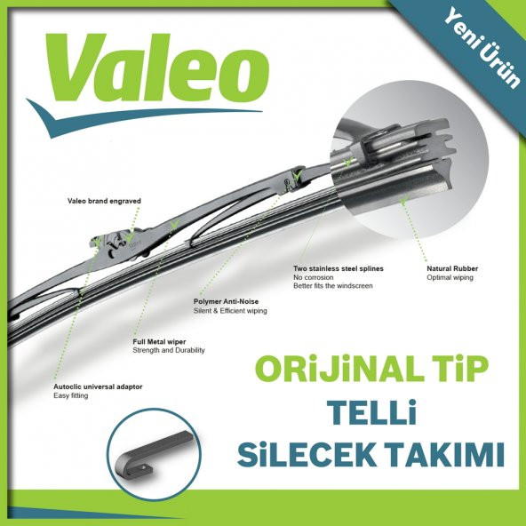 Mitsubishi Colt Silecek Takımı 2009-2013 Valeo First Telli ürün görseli