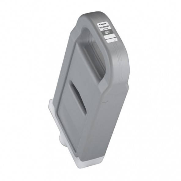 PlotterSarf Canon PFI-706 GY (Gray) Gri Plotter Orijinal Mürekkep Kartuş 700 ml. (6690B001) - Resim 2