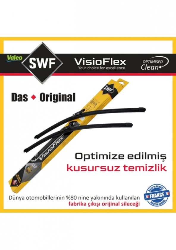 Valeo SWF VisioFlex Renault Megane III CC 2010-2015 Silecek Takımı ürün görseli