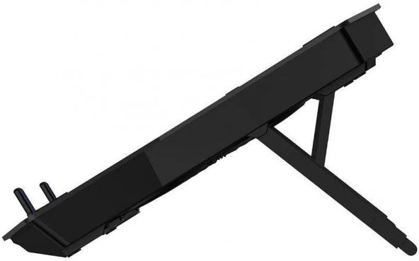 Rampage AD-RC9 TORNADO Siyah 115 -115 -15mm (2 adet)Fanlı 10''-18'' RGB Işıklı Notebook Soğutucu - 3
