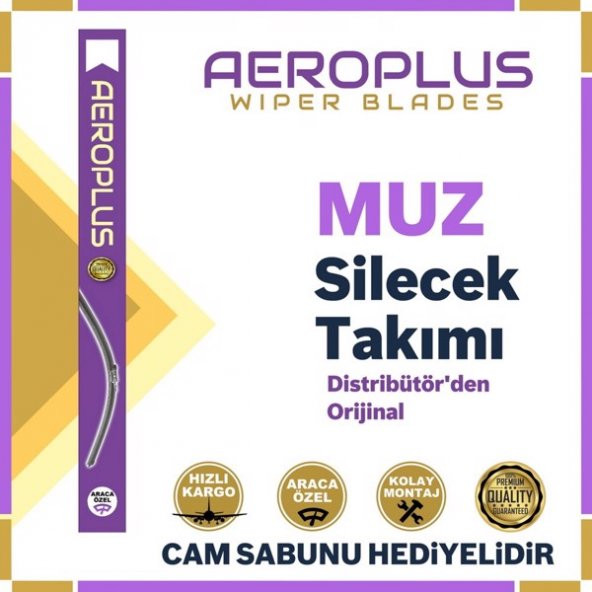 Aeroplus VW Golf Muz Silecek Takımı 2021-2022