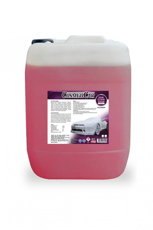 Cosmeticar 20KG Fırçasız Cilalı Oto Yıkama Köpüğü (Oto Şampuan) PLATINIUM