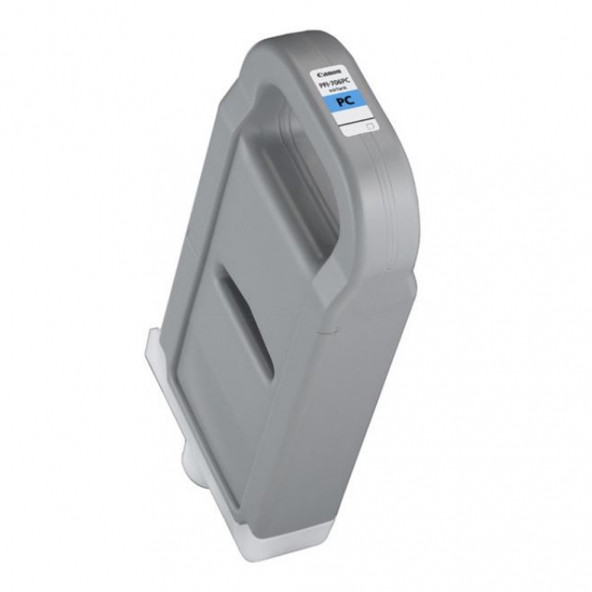 PlotterSarf Canon PFI-706 PC (Photo Cyan) Fotoğraf Mavi Plotter Orijinal Mürekkep Kartuş 700 ml. (6685B001) - Resim 2