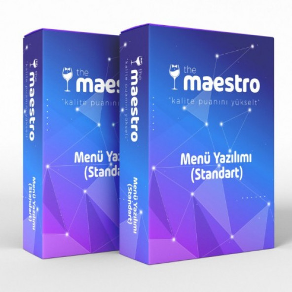 QR Menü Yazılımı - Standart Paket