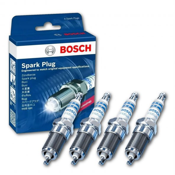 Fiat Siena 1.4 2007-2009 Bosch LPG İridyum Buji 4 Adet