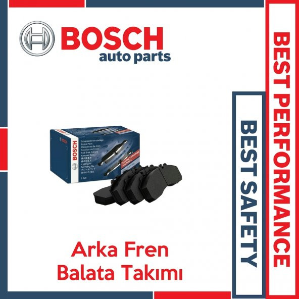 Ford Kuga 2014-2019 Bosch Arka Fren Balata Takımı