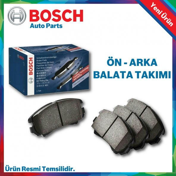 Peugeot 301 C-elysee Bosch Ön Arka Fren Balata Takımı