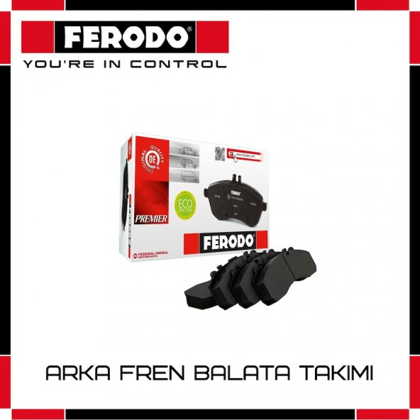 Honda Civic FD6 2006-2016 Ferodo Arka Fren Balatası