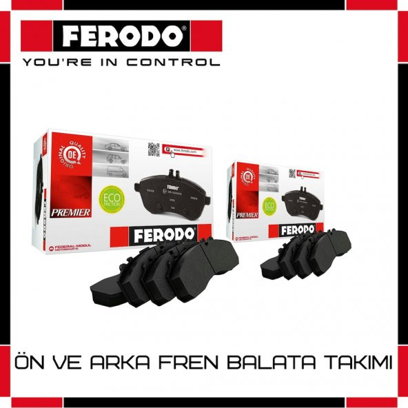 Toyota Auris 1.6 2008-2012 Ferodo Ön ve Arka Fren Balatası
