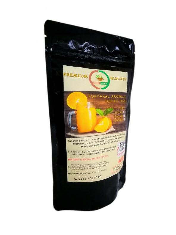 Portakal Aromalı İçecek Tozu Oralet - 1 kg - 1000 Gr - 2