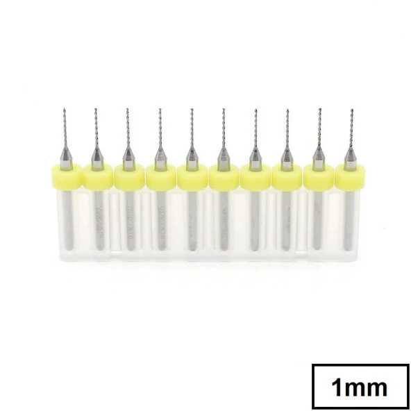 Pcb Mikro Mini Karbür Matkap Ucu 1Mm 10 Adet