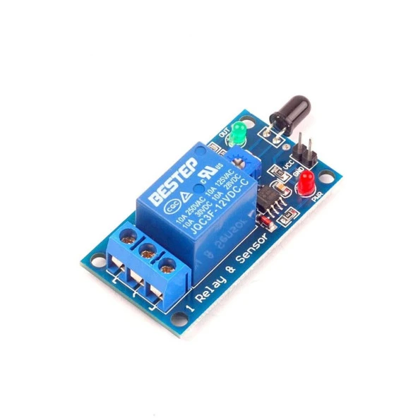 12V Röleli Alev Ateş Algılama Sensör Modülü - Resim 7