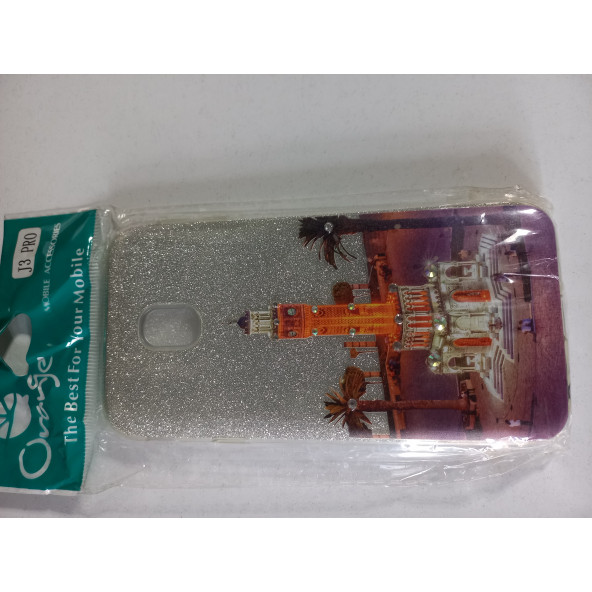 ASLANTİC SAMSUNG J3 PRO SİMLİ TAŞLI KILIF - 2