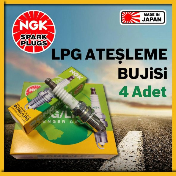 Opel Astra 1.6 16V 1998-2009 NGK LPG Buji 4 Adet Made in JAPAN