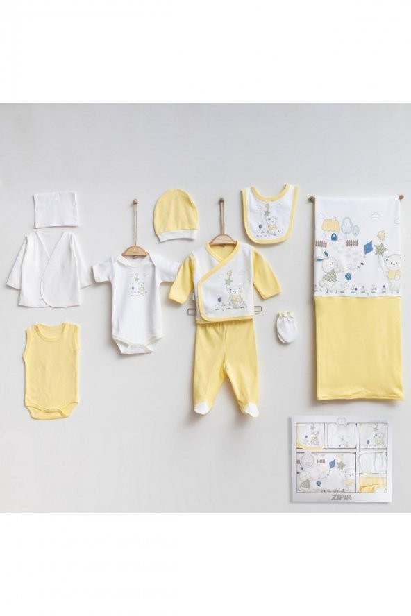 Zıpır Bebe Uçurtma 10lu Bebek Hastane Çıkış Seti 514r