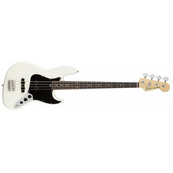 Fender American Performer Jazz Bass Gülağacı Klavye Arctic White Bas Gitar