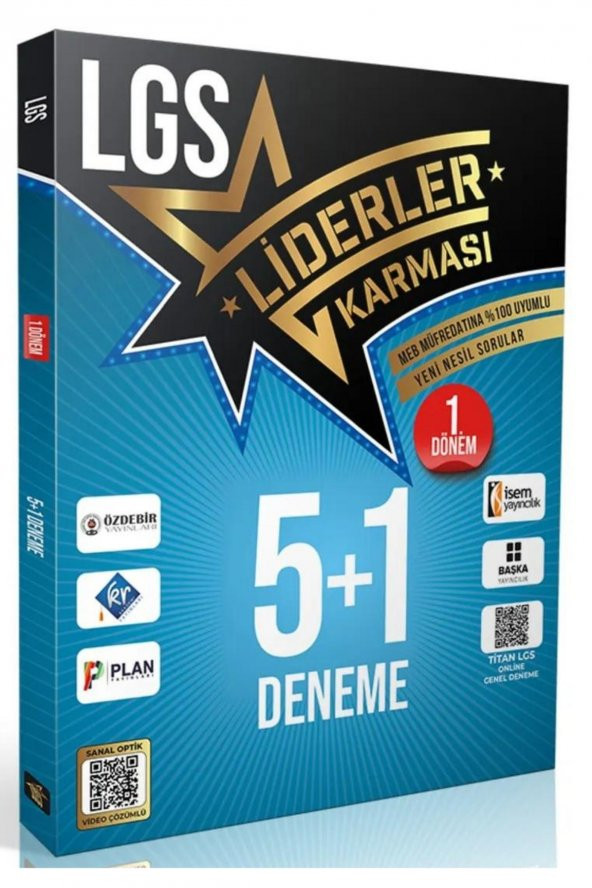 2023 Lgs 1. Dönem 5+1 Deneme Seti